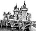 Old medieval castle ÃÂhateau de Sully sur Loire. Loire Valley, France